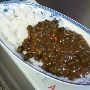 むかごとひき肉のカレー